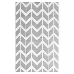 vidaXL Outdoor Rug ARAKIL Grey 160x230 cm PP