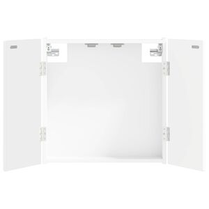 vidaXL Dartboard Cabinet DELFT White 52.5 x 10.5 x 53.5 cm