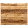 vidaXL Table Top Live Edge 110x80x3.8 cm Solid Wood Rough Mango