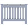 vidaXL Radiator Cover Anthracite 112x19x81.5 cm MDF