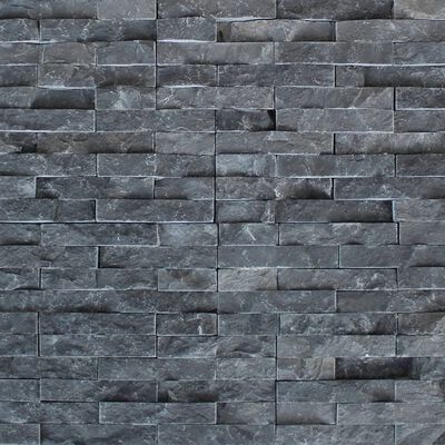 vidaXL Wall Cladding Panels 5 pcs Marble Black 0.5 m²