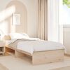 vidaXL Day Bed with Mattress 90x200 cm Solid Wood Pine