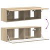 vidaXL TV Cabinet Set 4 pcs Sonoma Oak Engineered Wood