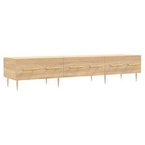 vidaXL TV Cabinet Sonoma Oak 150x36x30 cm Engineered Wood