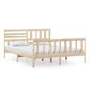 vidaXL Bed Frame without Mattress Solid Wood 160x200 cm