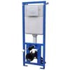 vidaXL Concealed Cistern for Wall-Hung Toilet 11 L 41x14x(110-125) cm