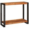 vidaXL Console Table Brown 90 x 33 x 75 cm Solid Acacia Wood