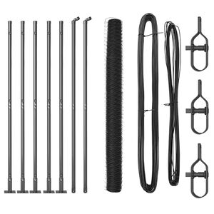 vidaXL Fence Post Grey