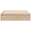 vidaXL Bed Frame without Mattress 140x200 cm Solid Wood Pine