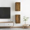 vidaXL TV Cabinets 2 pcs Smoked Oak 30.5x30x60 cm Engineered Wood
