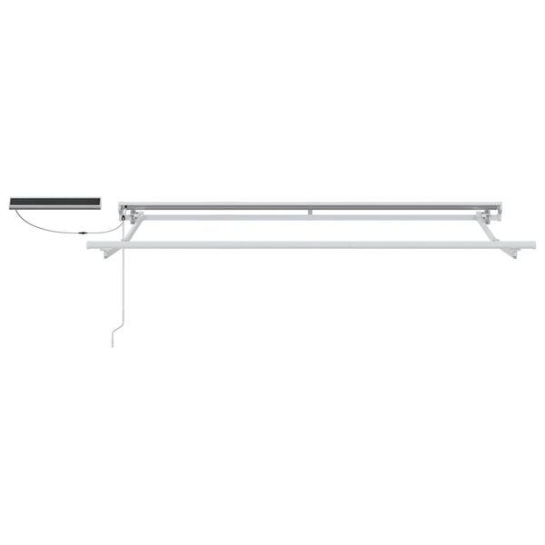 vidaXL Electric Retractable Awning Burgundy 3 x 2 m