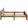 vidaXL Bed Frame without Mattress Solid Reclaimed Wood 180x200 cm Super King