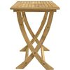 vidaXL Folding Garden Table 110x55x75 cm Solid Wood Acacia