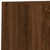 vidaXL TV Cabinet with LED Lights Brown Oak 30.5x30x60 cm