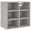 vidaXL Shoe Cabinets 2 pcs Concrete Grey 52.5x30x50 cm