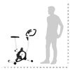 vidaXL Exercise Bike with Belt Resistance Black