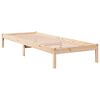 vidaXL Extra Long Bed Frame without Mattress 90x220 cm Solid Wood Pine
