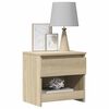vidaXL Bedside Cabinet Sonoma Oak 40x30x39 cm Engineered Wood