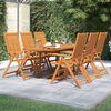 vidaXL 9 Piece Garden Dining Set Solid Wood Acacia