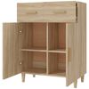 vidaXL Sideboard Sonoma Oak 69.5x34x90 cm Engineered Wood
