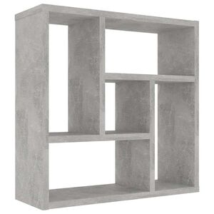 vidaXL Wall Shelf Concrete Grey 45x16x45 cm Engineered Wood