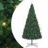 vidaXL Christmas Tree with Decorative String Lights Green 400 cm PVC