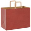 vidaXL Paper Bags 250 pcs with Handles Red 32x17x25 cm