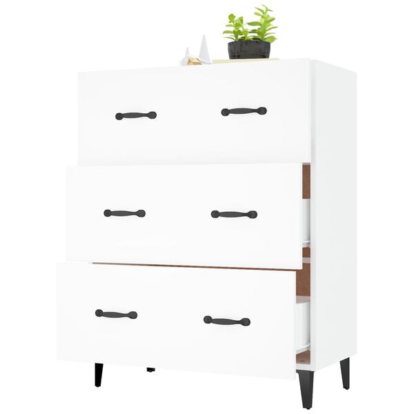 vidaXL Sideboard White 69.5x34x90 cm Engineered Wood