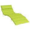 vidaXL Sun Lounger Cushion Green 178 x 60 x 4 cm Oxford fabric