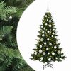 vidaXL Artificial Christmas Tree with Bauble 120 cm 150 LEDs