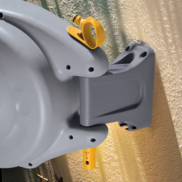 Hozelock Wall Mounted Hose Reel with 10 m Hose Auto Reel