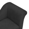 vidaXL Dog Sofa with Pillow Black 83x44x44 cm Plush