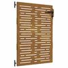 vidaXL Garden Gate 85 x 150 cm Powder-coated steel Black Lockable