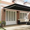 vidaXL Retractable Awning Black 600 x 300 cm Polyester and Aluminium
