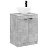 vidaXL Bathroom Furniture Set Concrete Grey Engineered Wood