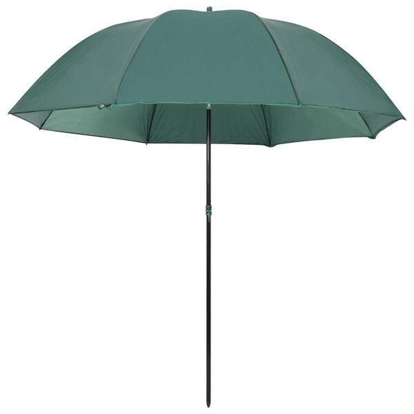 vidaXL Fishing Umbrella Green 220x193 cm