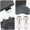 vidaXL Quick Release Toilet suitable for Seat Anthracite