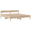 vidaXL Bed Frame without Mattress 180x200 cm Super King Solid Wood Pine