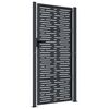 vidaXL Garden Gate Anthracite 100x175 cm Steel Square Design