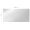 vidaXL Pool Cover Silver 600x300 cm PE
