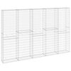 vidaXL Gabion Wall with Covers Galvanised Steel 300x30x200 cm