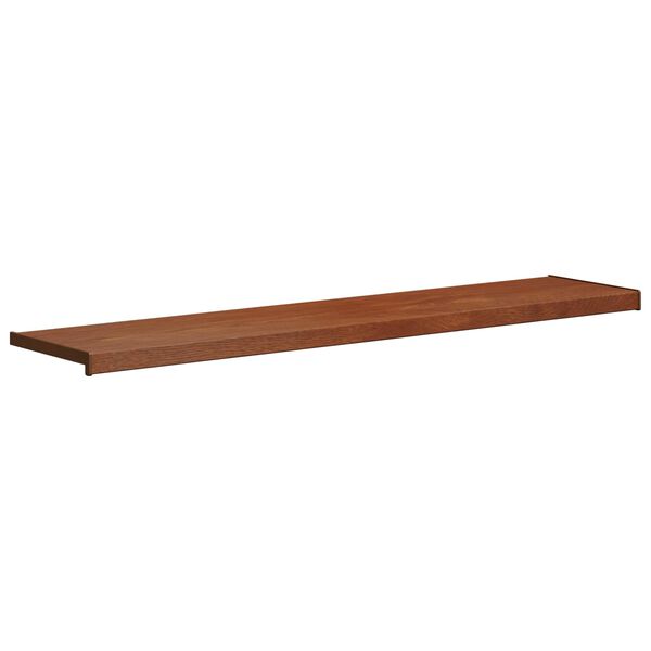 vidaXL Window Sill Brown Wood 120 x 30 x 4.5 cm PVC