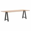 vidaXL Dining Table Legs A-Shaped 2 pcs Anthracite&nbsp;50x(72-73) cm Steel