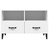vidaXL TV Cabinet White 80x36x50 cm Engineered Wood