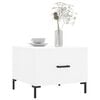 vidaXL Coffee Tables 2 pcs White 50x50x40 cm Engineered Wood