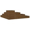 vidaXL Garden Planter 4-Tier 106x104.5x36 cm Honey Brown Solid Wood Pine