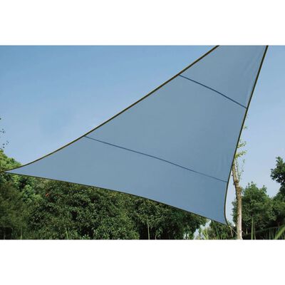 Perel Shade Sail Triangle 3.6 m Light Slate Grey