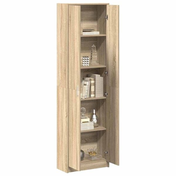 vidaXL Wardrobe with Shelf Sonoma Oak 55 x 25 x 189 cm Engineered Wood