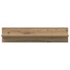 vidaXL Wall Shelf 2 pcs Artisan Oak 80 x 11.5 x 18 cm Engineered Wood