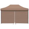 vidaXL Party Tent Folding Brown 292 x 440 x 315 cm Oxford Fabric